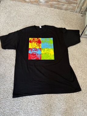 Men's Pittsburgh Pirates Black Short Sleeve Crewneck Tee with Colorblock Graphic
